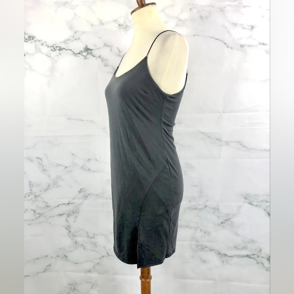 Urban Outfitters - Strappy Soho Cupro Bodycon Mini Dress | Size Medium, Black - Picture 12 of 15